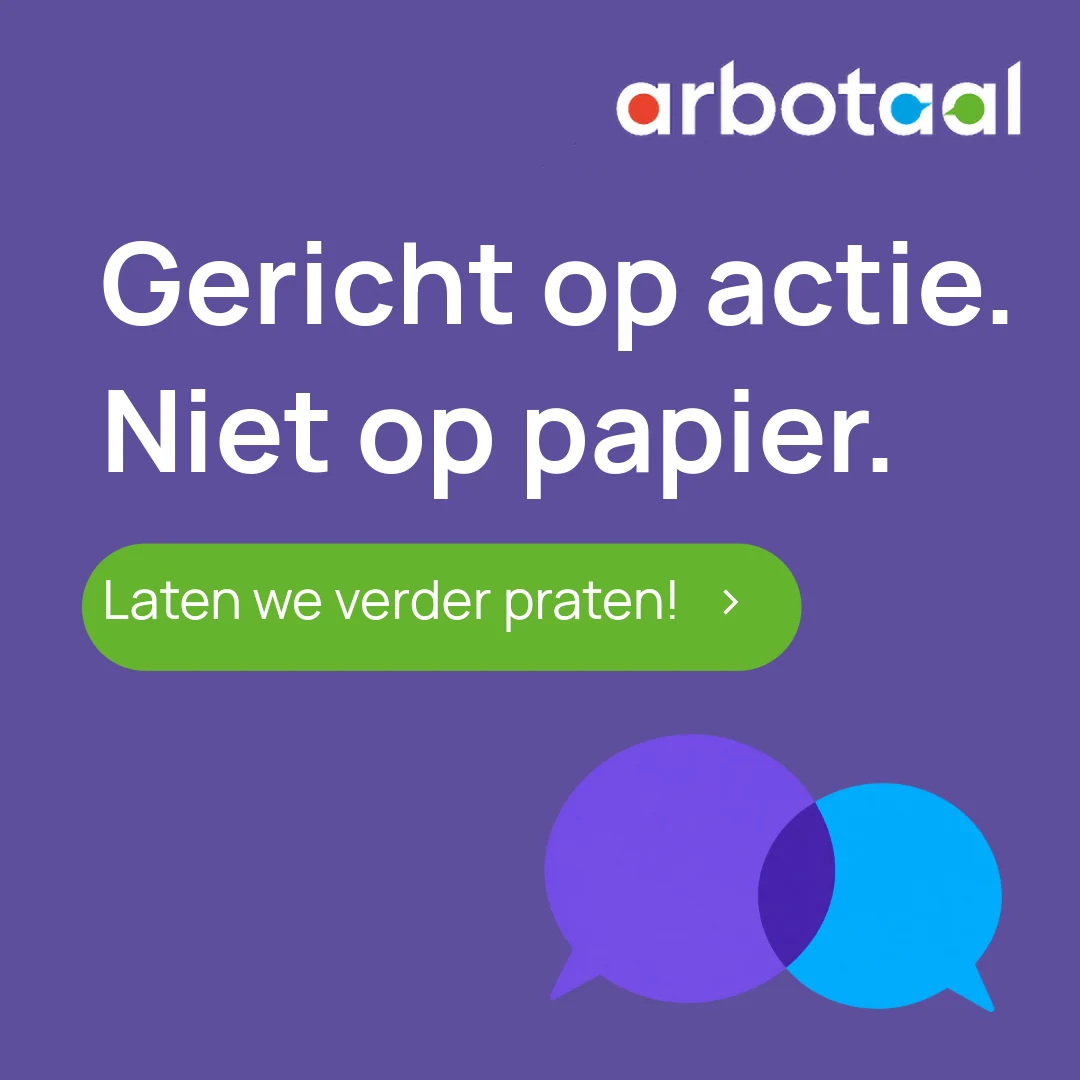 Gericht op actie. Niet op papier.